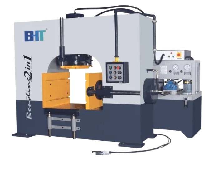 Horizontal Vertical 2in1 Hydraulic Press | Dual Configuration Multi-Purpose Machine for Stamping, Forming & Assembly in Industrial Manufacturing Applications.